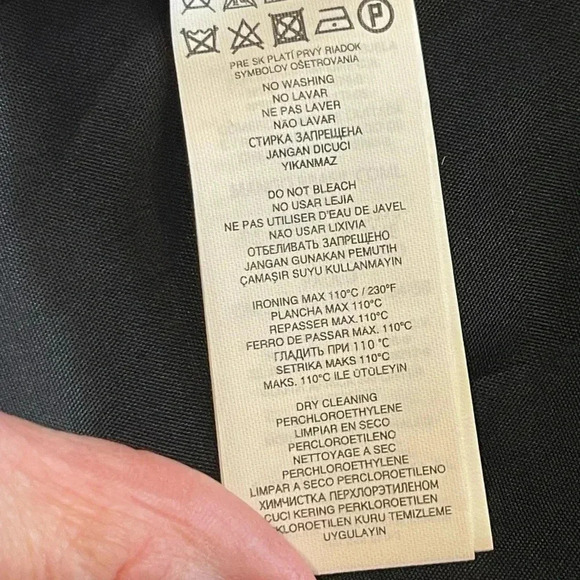 MNG by Mango Black Tuxedo Blazer, Satin Lapels, Lined, Size US 8/M - Picture 6 of 12